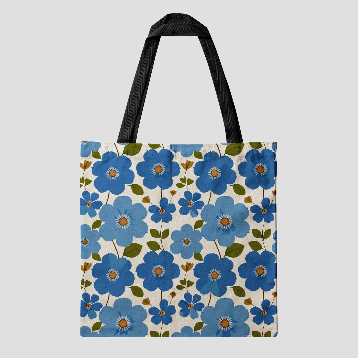 Blue Garden Bloom Tote
